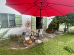 Terrasse - — RESERVIERT — GEMÜTLICHE – IDYLLISCHE – 2 ZIMMER – GARTEN/TERRASSEN – WOHNUNG mit EBK+KFZ-PLÄTZEN!