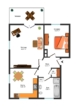Grundriss - — RESERVIERT — GEMÜTLICHE – IDYLLISCHE – 2 ZIMMER – GARTEN/TERRASSEN – WOHNUNG mit EBK+KFZ-PLÄTZEN!