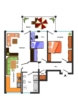 Grundriss - SCHICKE – HELLE – 3 ZIMMER-ETW mit gr.BALKON + EBK + GARAGE KAUFBEUREN – nähe STADTRAND!